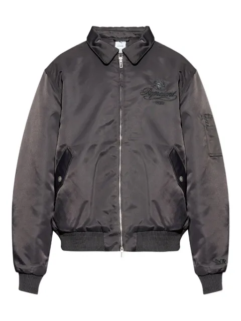 PUMA chamarra bomber con logo bordado en colaboración con Represent