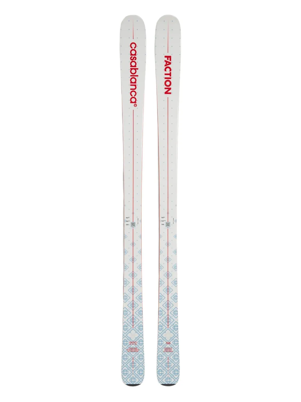 Casablanca Dancer 79 Logo-print Ski Boards (178cm) In White