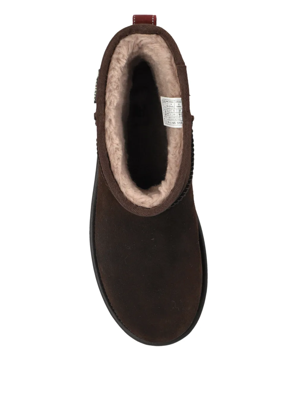UGG Suède laarzen met treklus Bruin