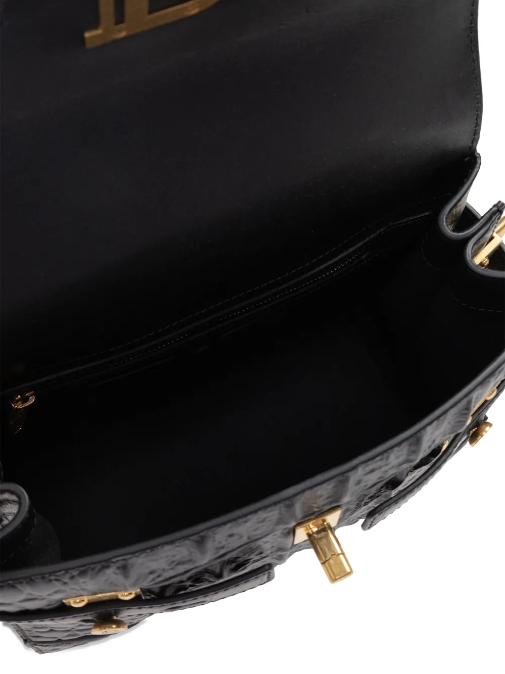 Balmain B-buzz Tote Bag In Black