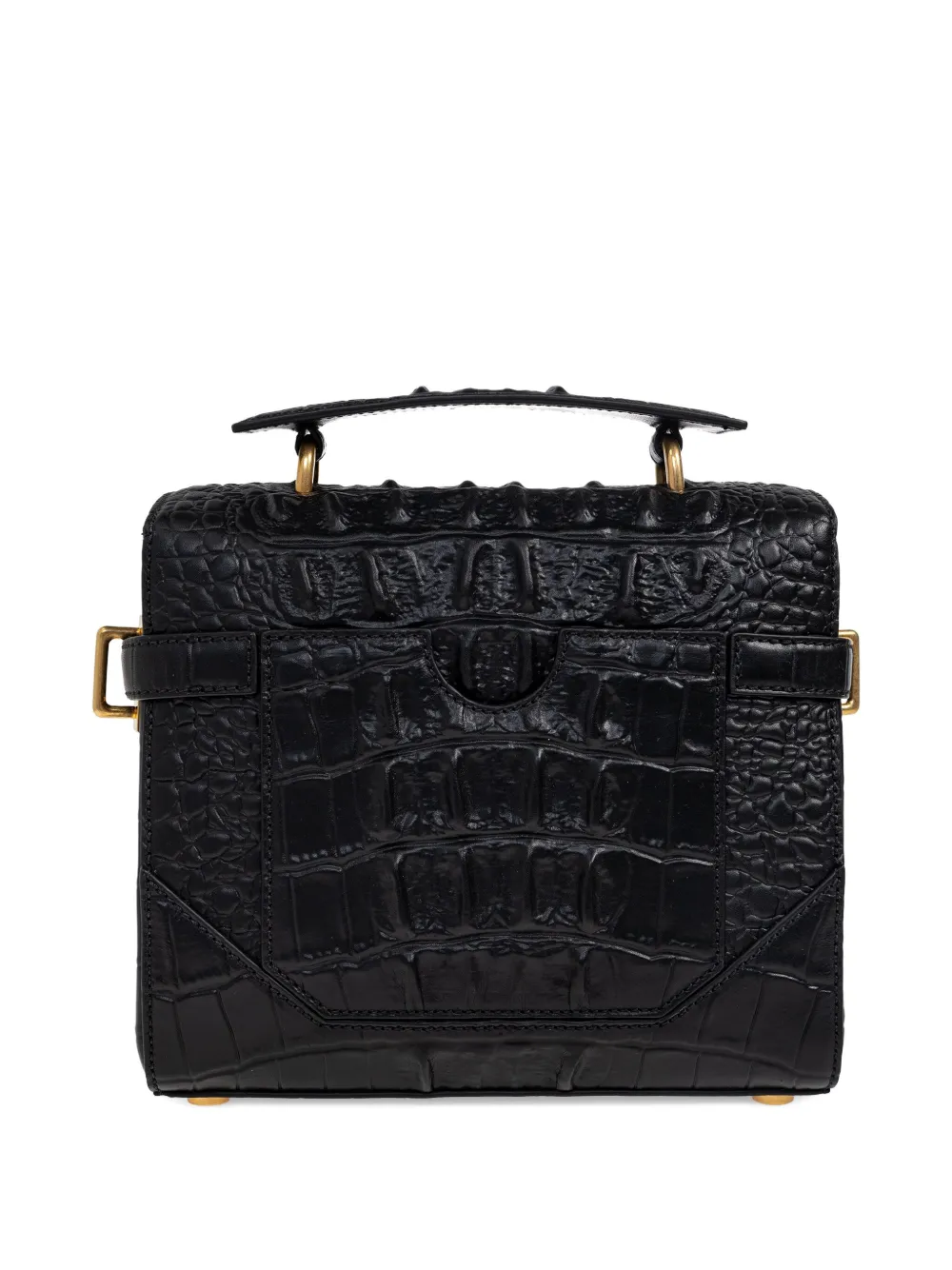 Balmain B-buzz Tote Bag In Black