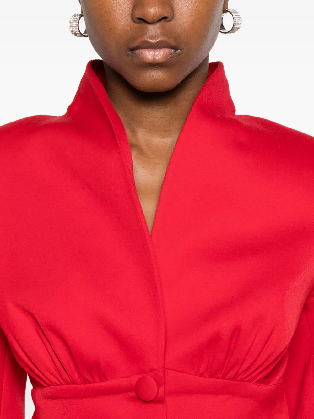 M.marquise Ingrid Blazer In Red