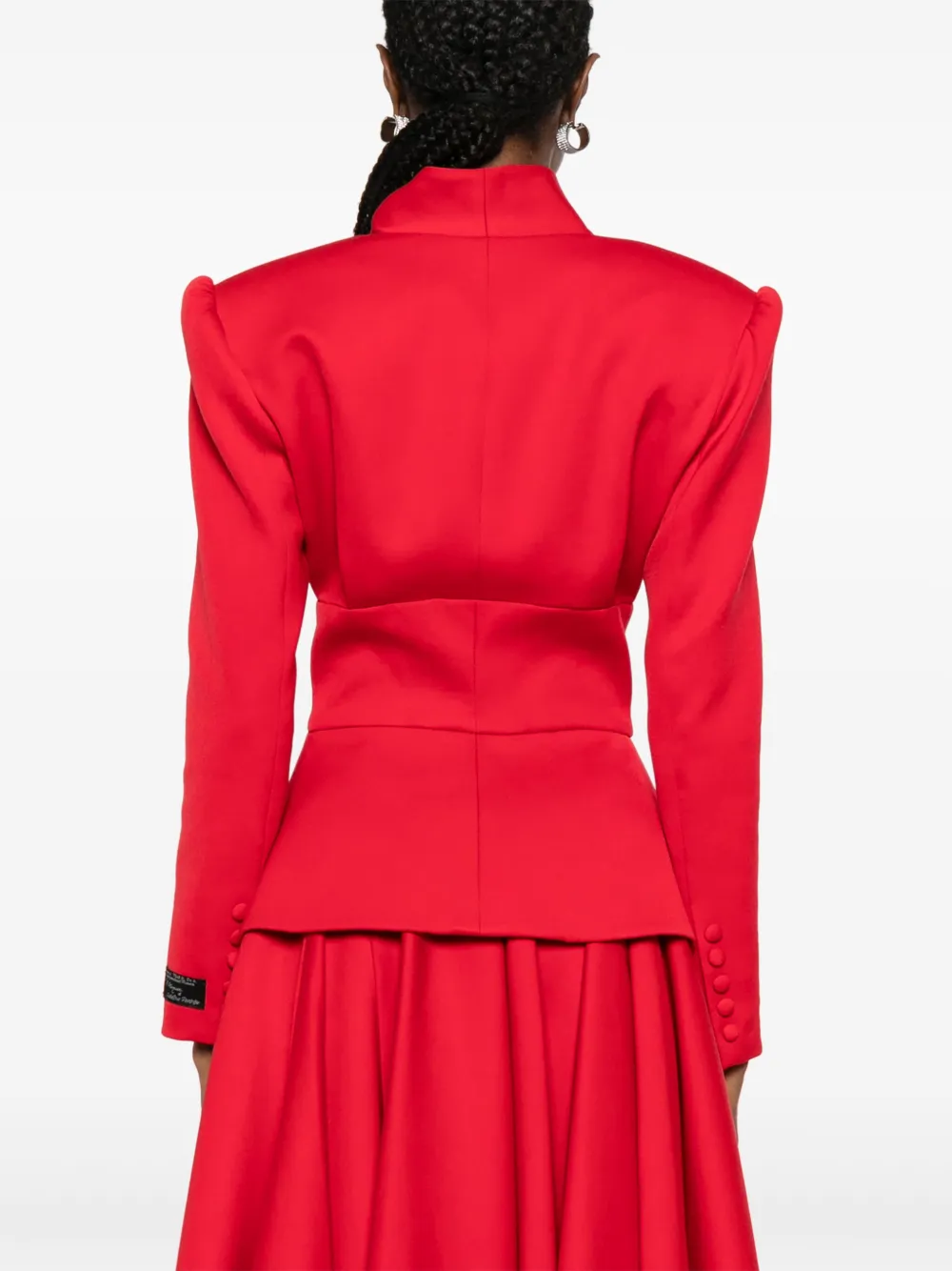 M.marquise Ingrid Blazer In Red