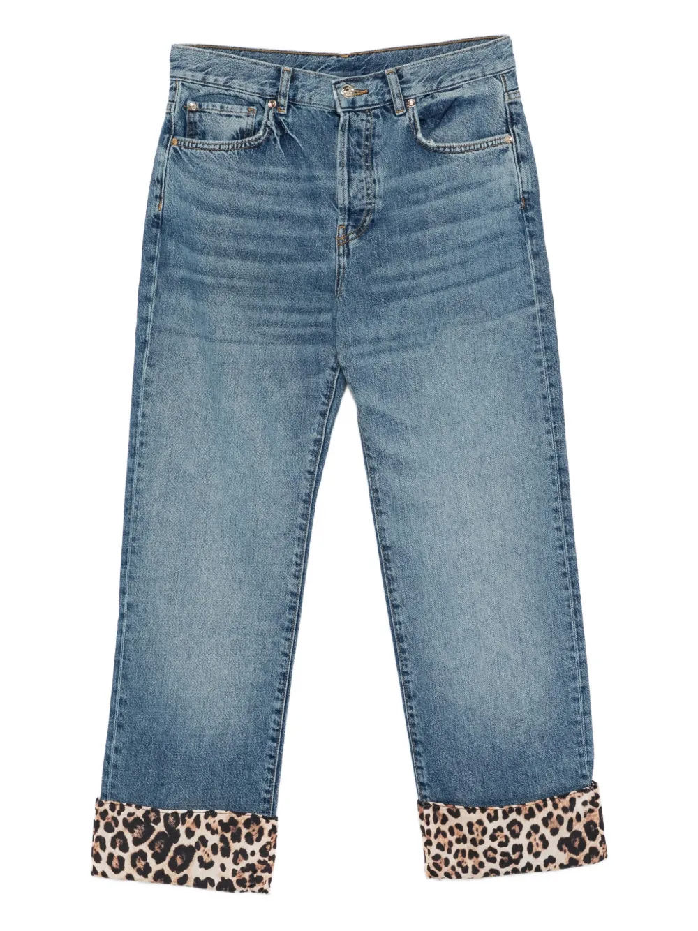 LIU JO jeans con estampado de leopardo | azul | Image 1