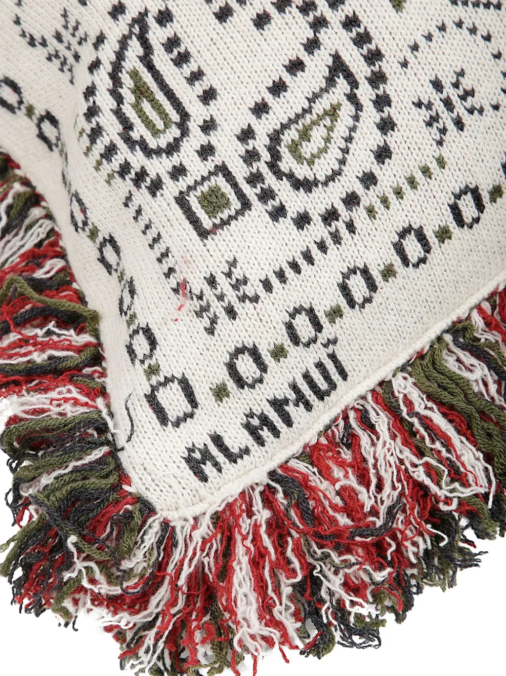 Alanui Bandana Jacquard Cushion In Multi