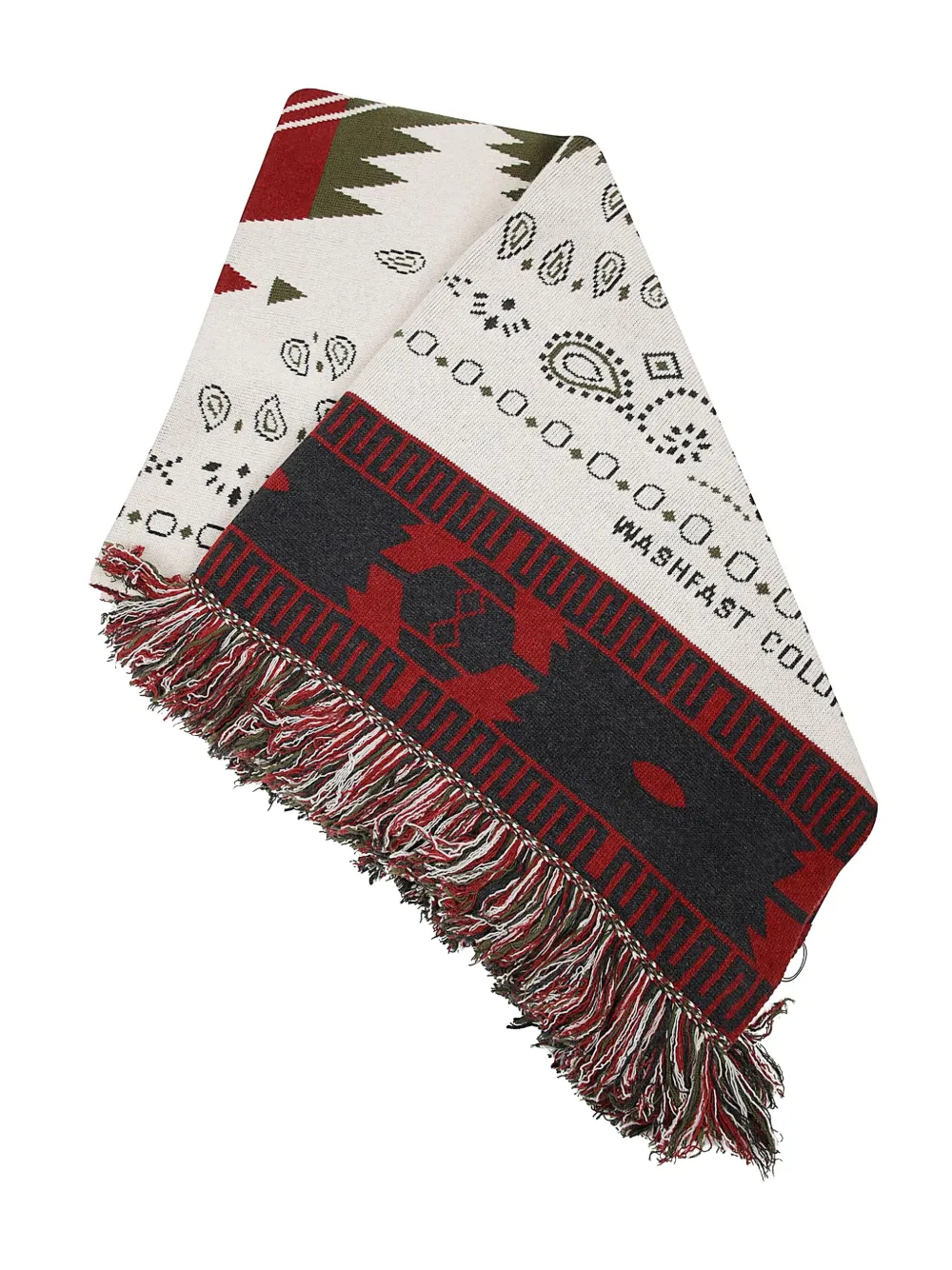 Alanui bandana jacquard scarf - Beige