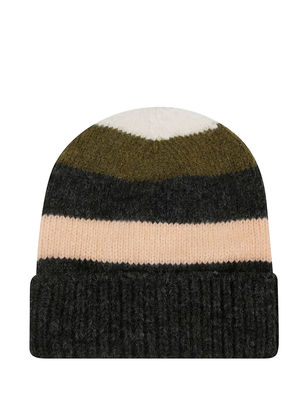 Alanui striped alpaca beanie | Black | Image 1