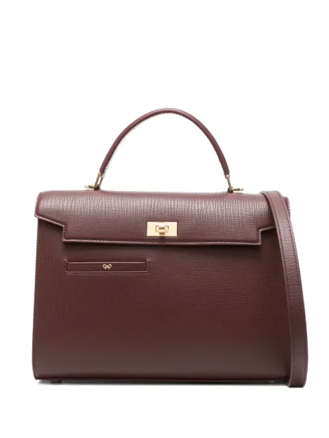 Anya Hindmarch leather tote bag