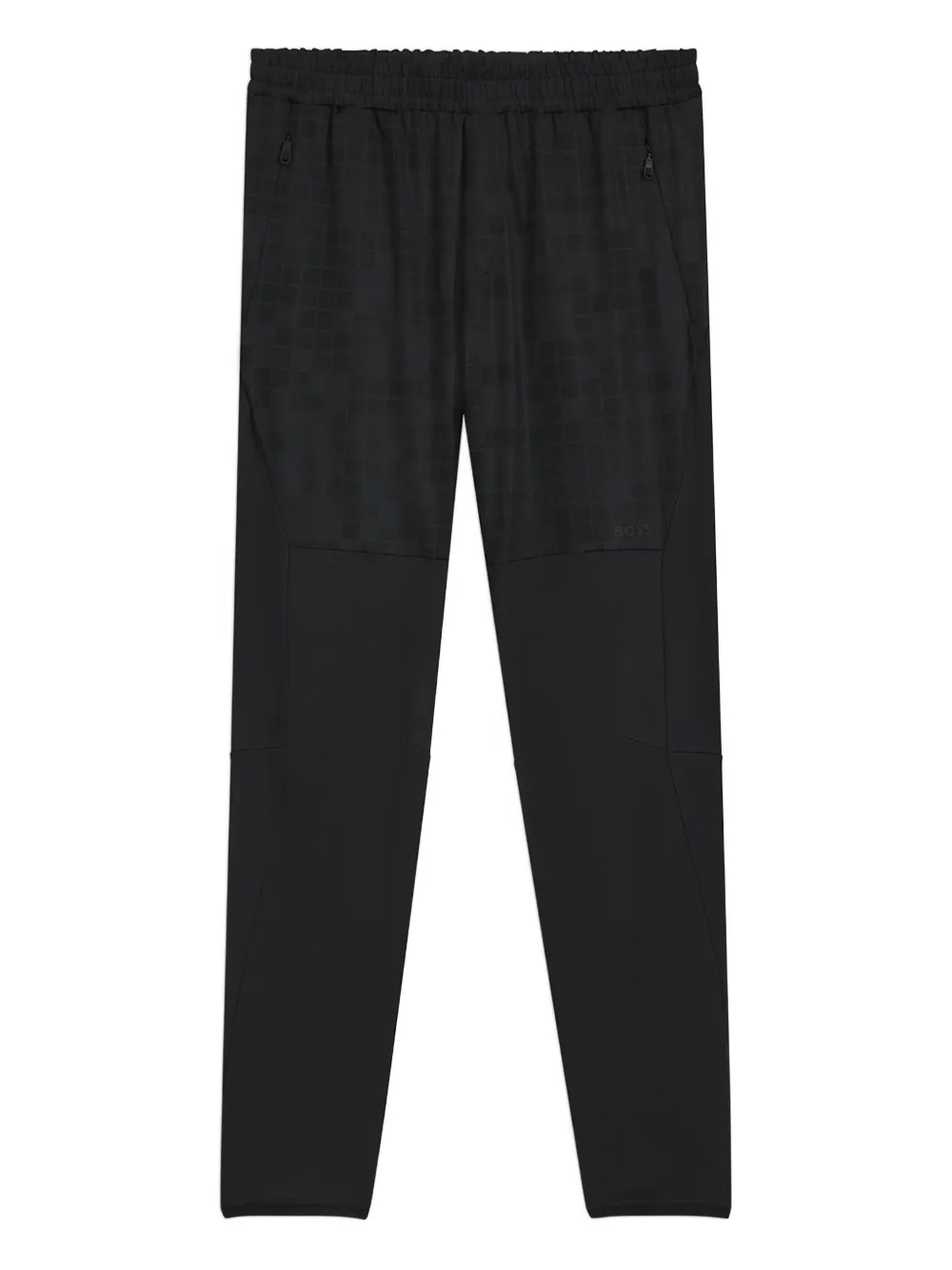 BOSS checkered-panel trousers | Blue | Image 1