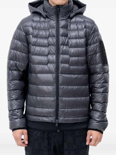 BOSS hooded quilted jacket