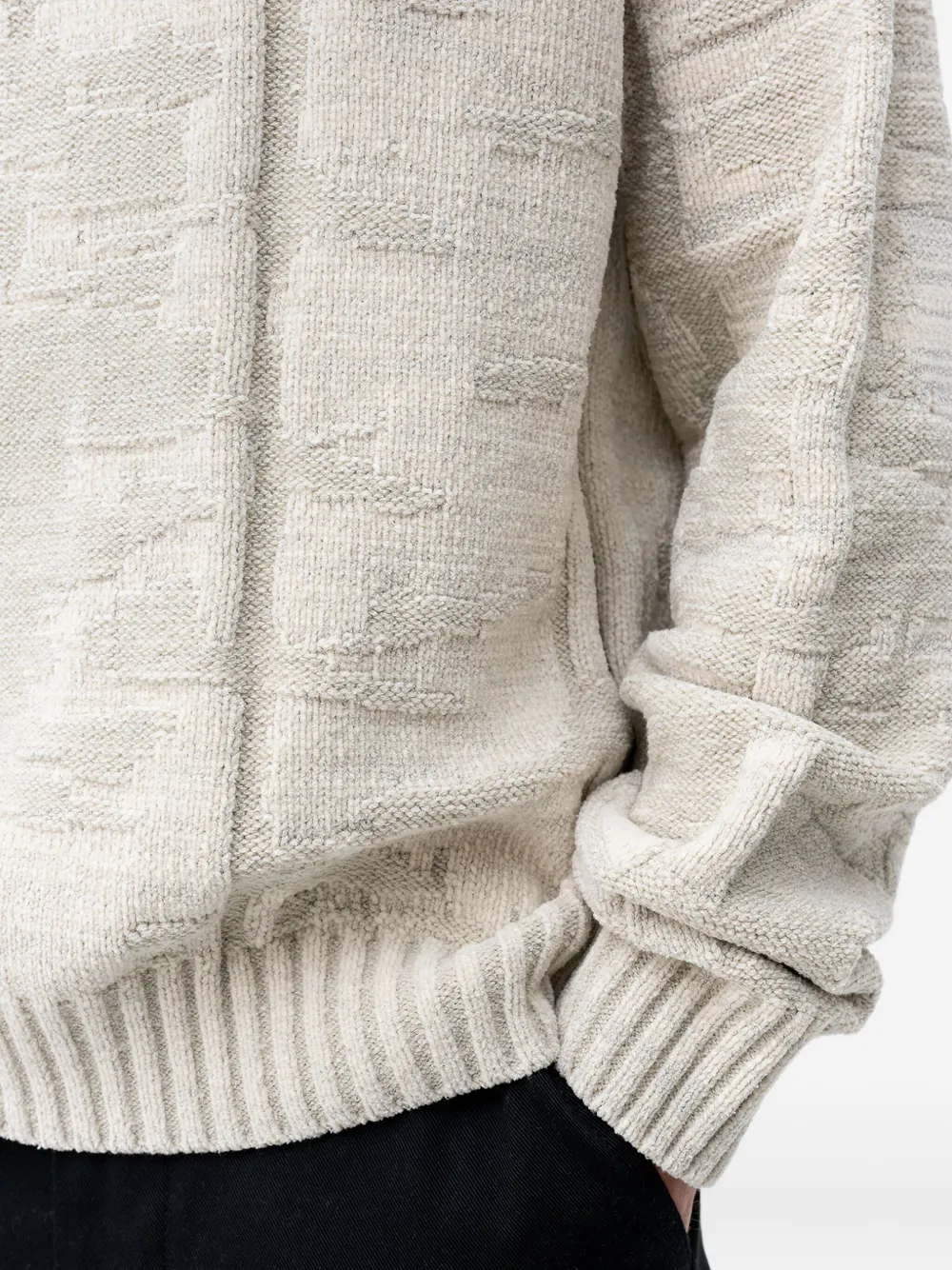 BOSS Gebreide trui Beige