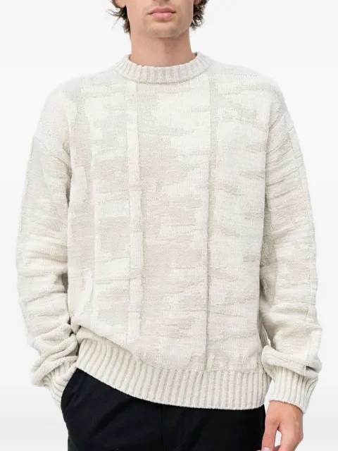 BOSS pull en maille texturée