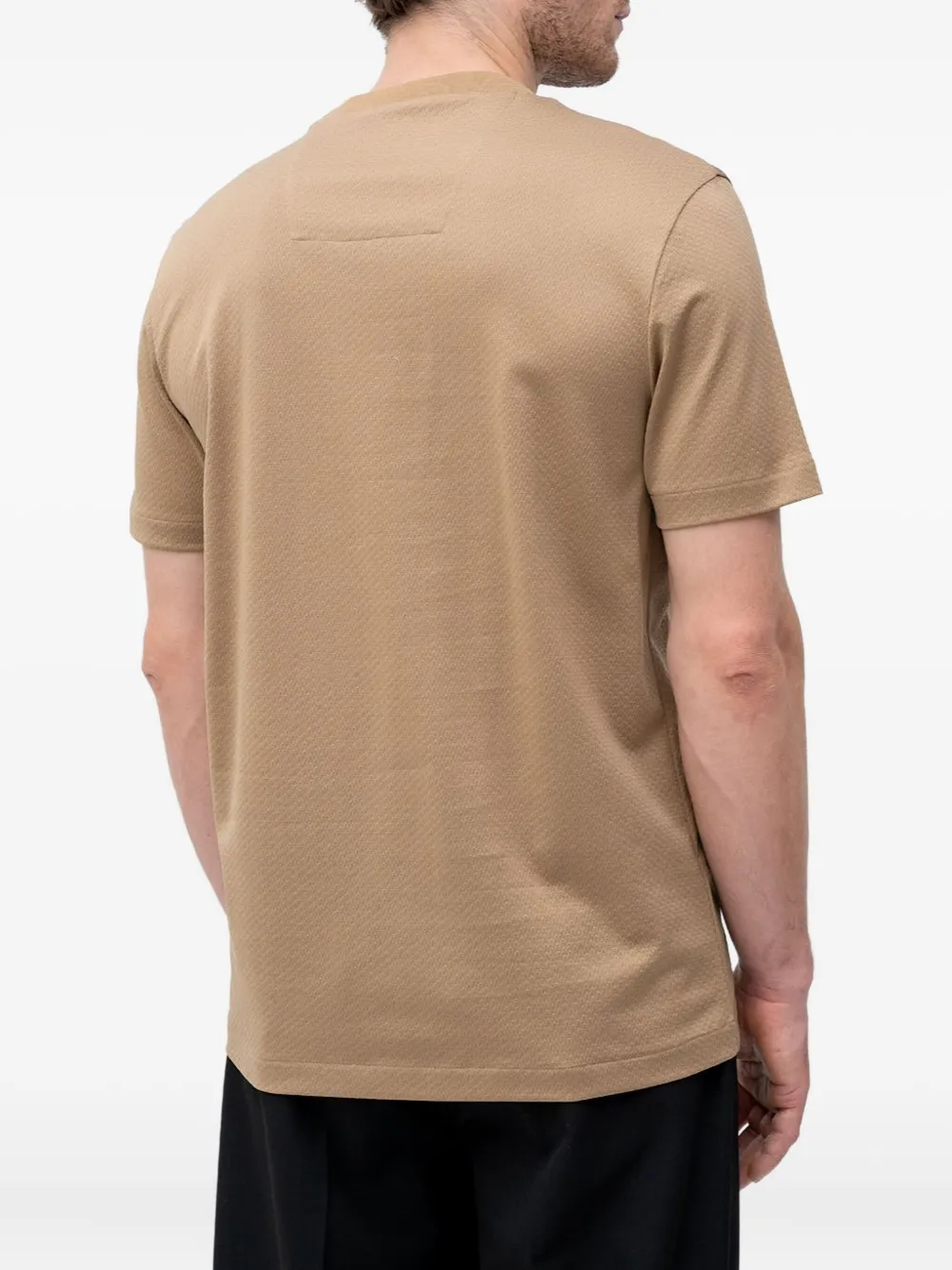 BOSS Katoenen T-shirt - Beige