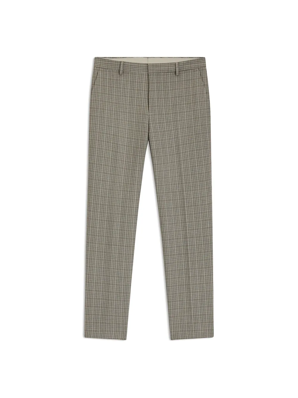 BOSS Peter checked-pattern trousers - Beige