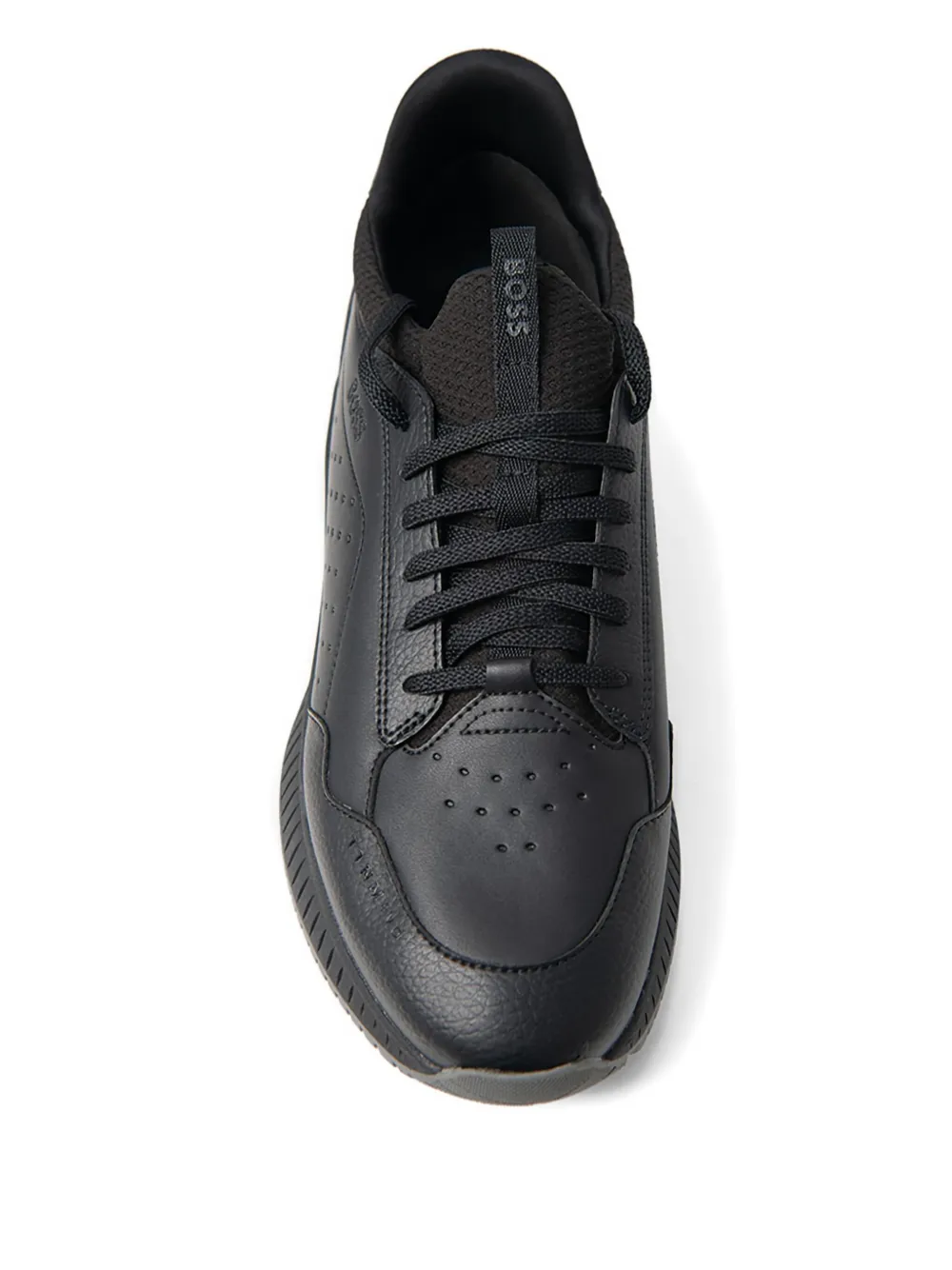 BOSS perforated lace-up sneakers | Low-Tops | Image 2