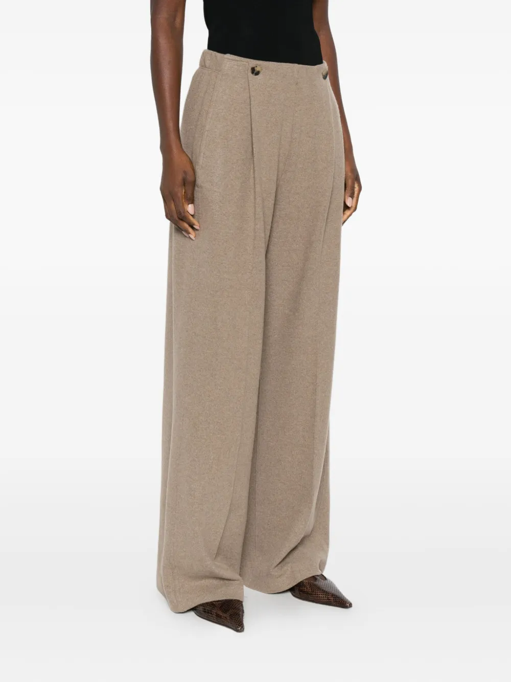 Max Mara Micenea Trousers In Brown