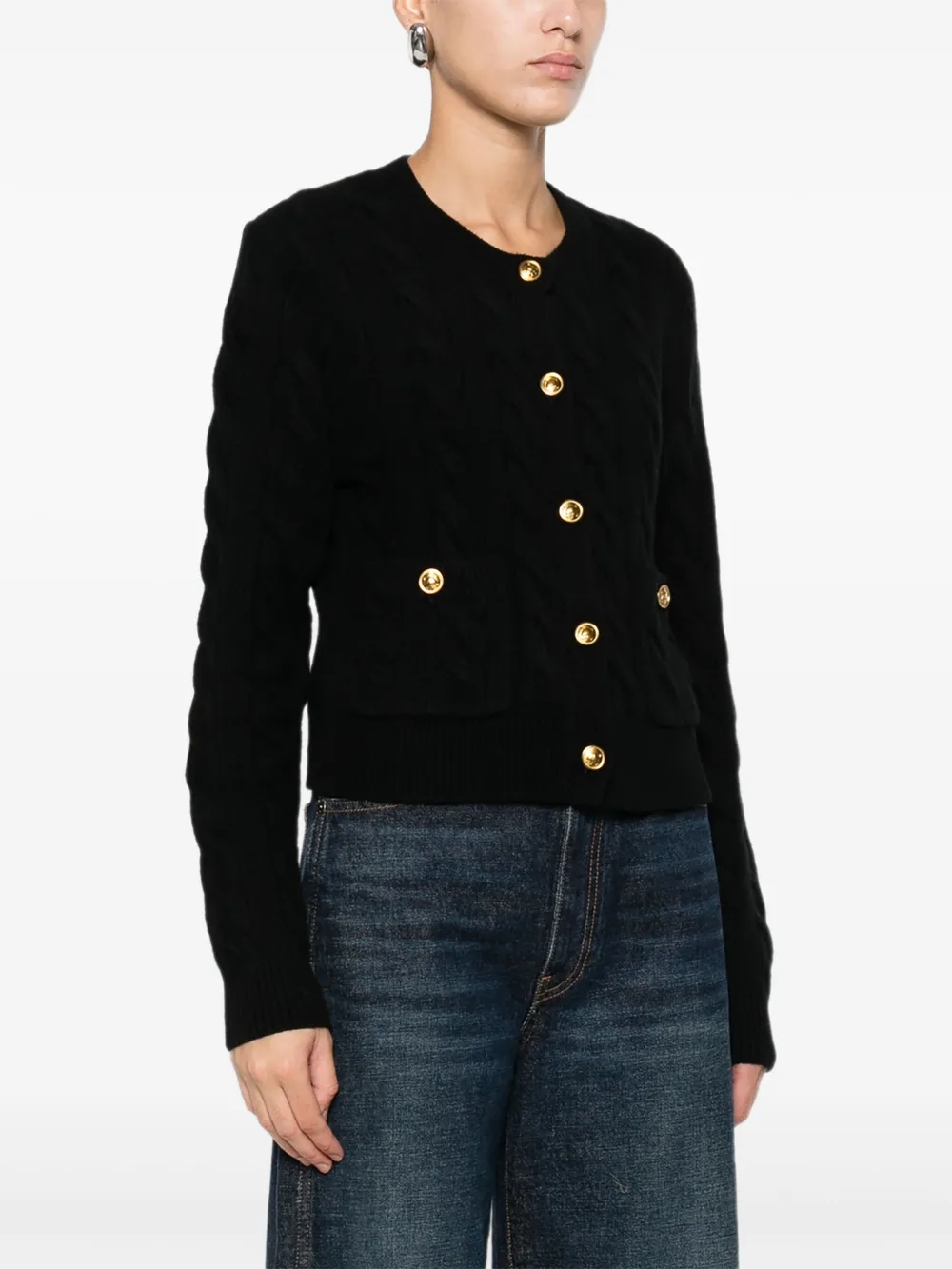 Polo Ralph Lauren Kabelgebreid vest Zwart