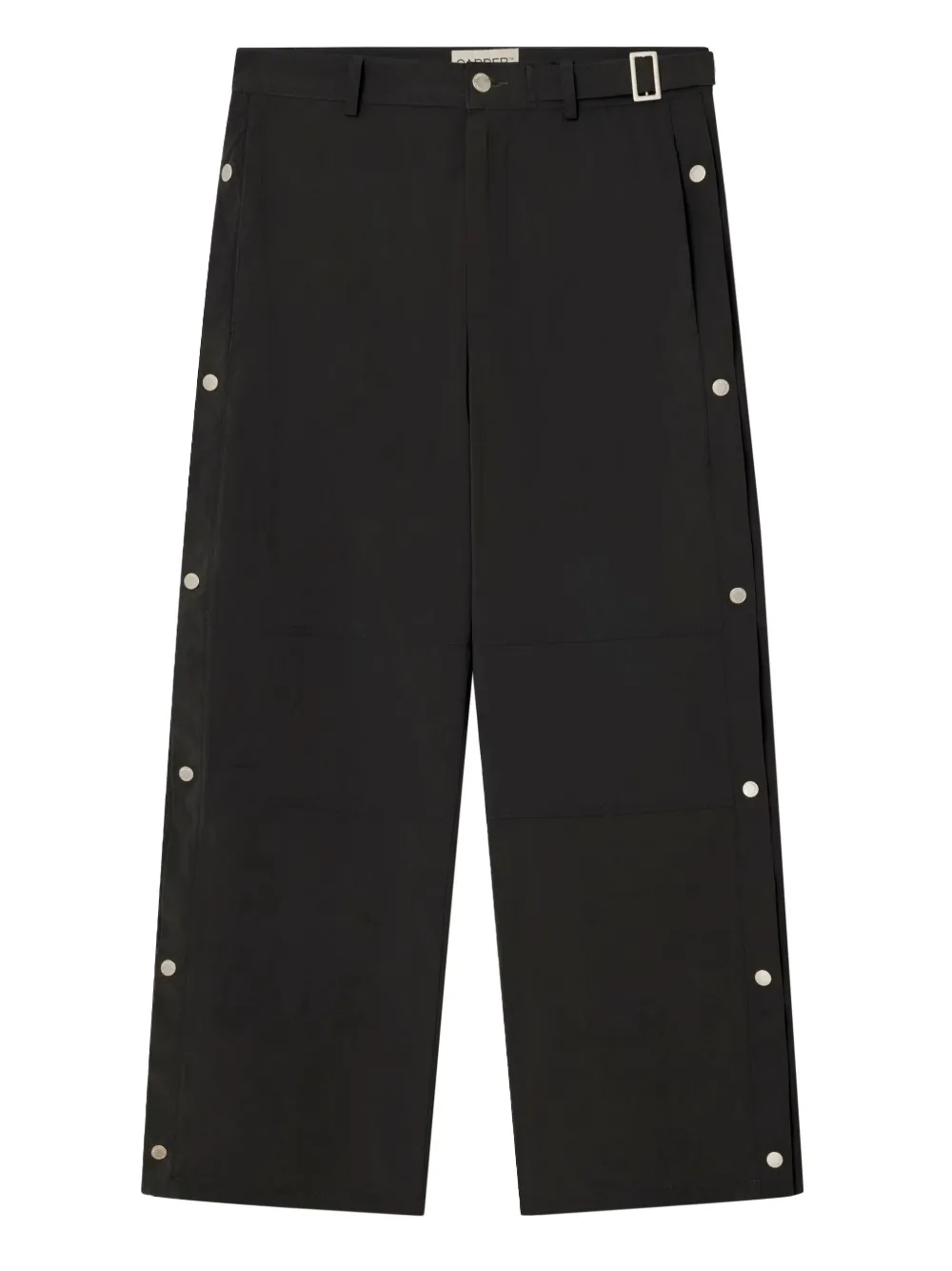 Carrera belt loops snap buttons Trousers | Black | Image 1