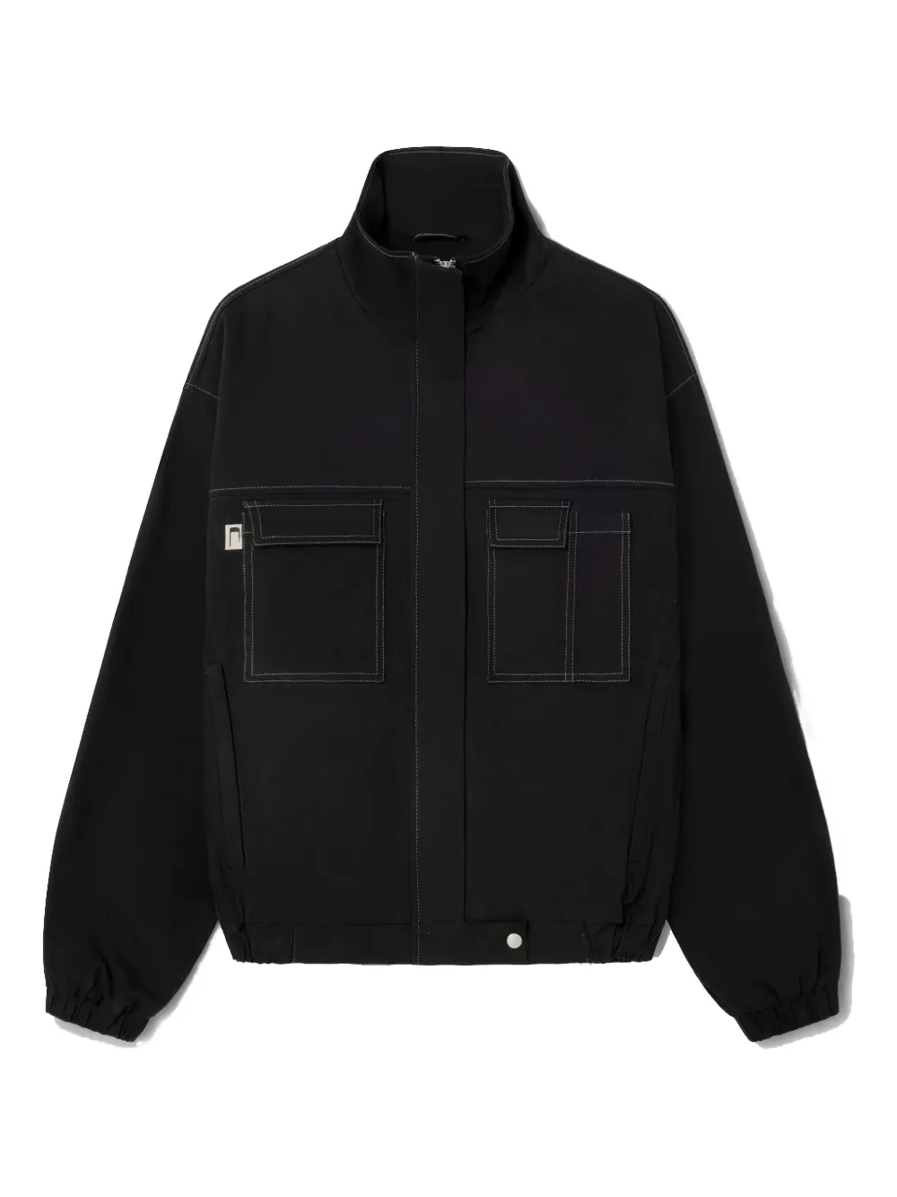 Carrera Patch Pocket Zip Jacket In Black