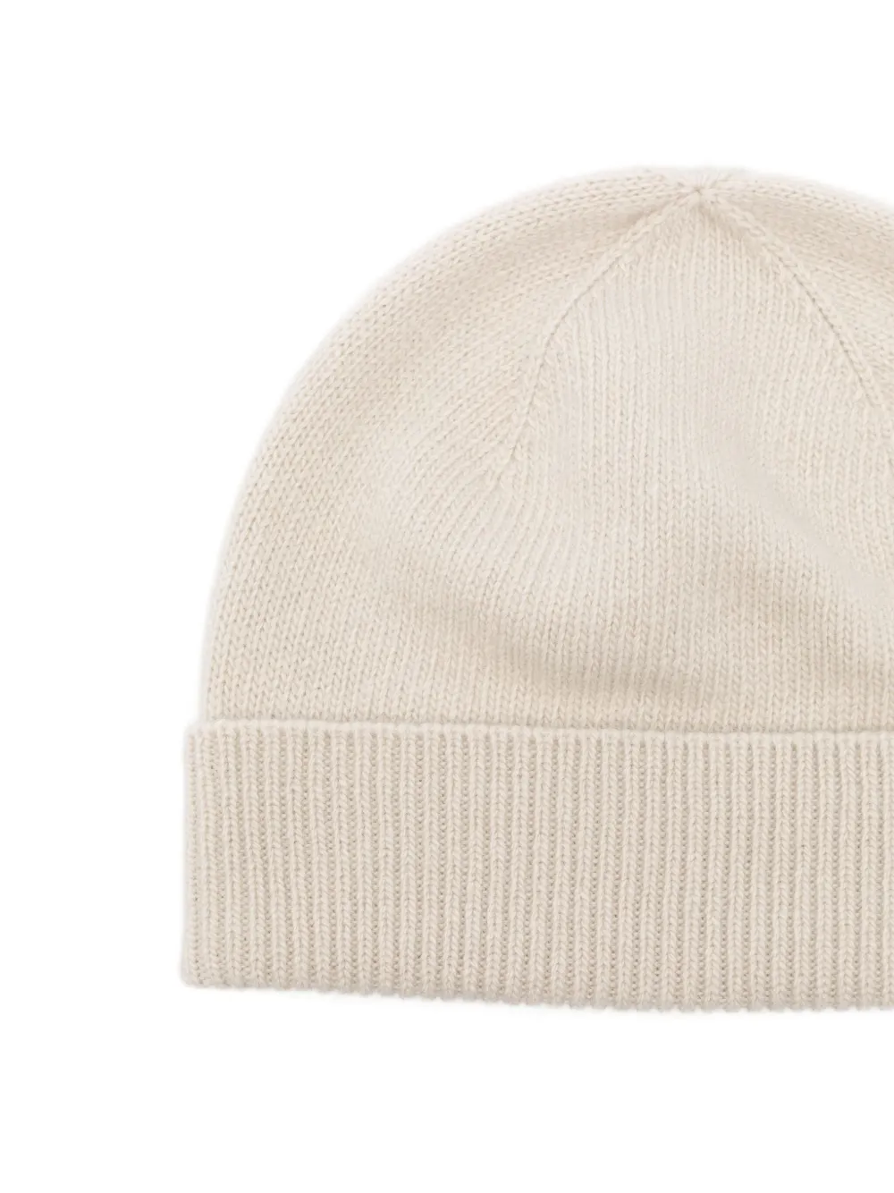 Roberto Collina Geribbelde muts Beige