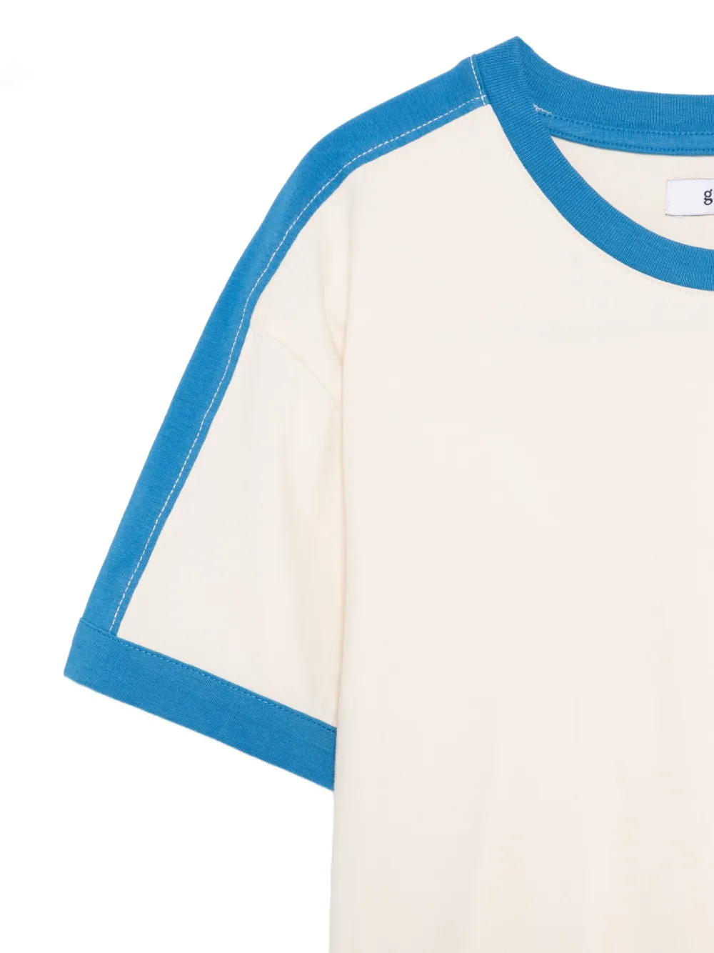 Gimaguas T-shirt met contrasterende afwerking Wit