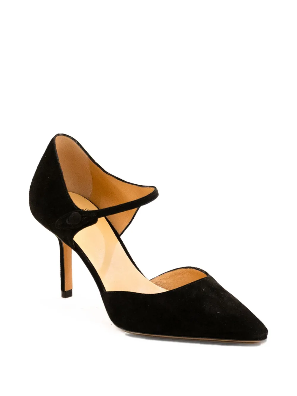 Francesco Russo Pumps met puntige neus Zwart