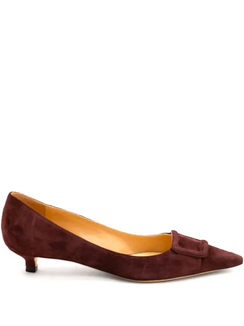 Francesco Russo 30mm buckle pumps