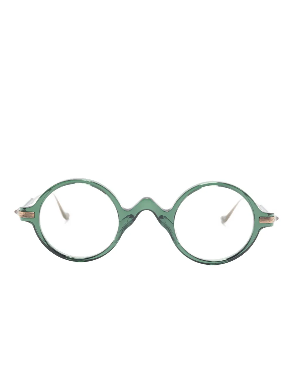 Matsuda round-frame glasses | Green | Image 1