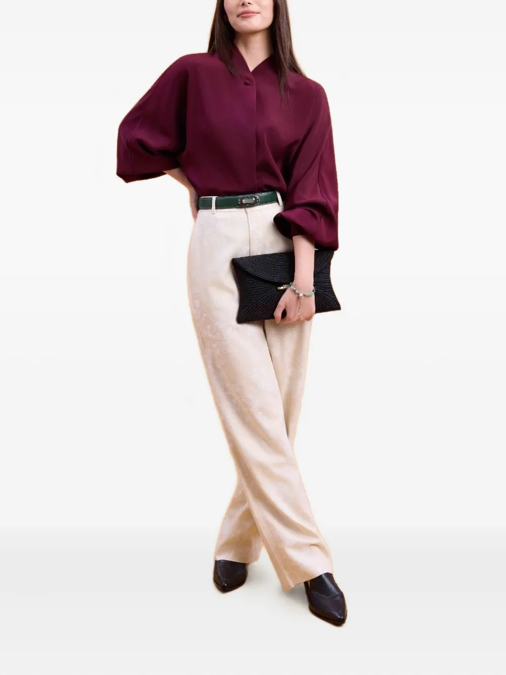 Shanghai Tang blusa con botones | Blusas | Image 2