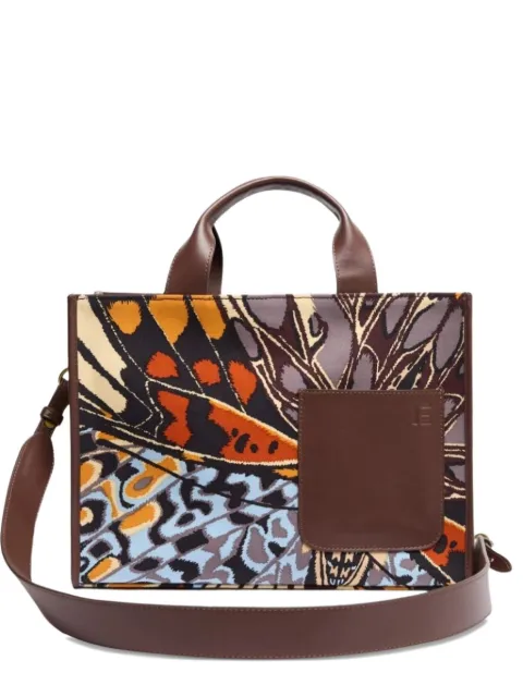 Inoui Editions Butterfly Print Pocket Satchel