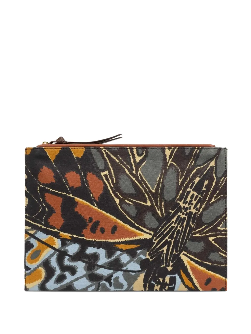Inoui Editions Printed Clutch Bag In Multi
