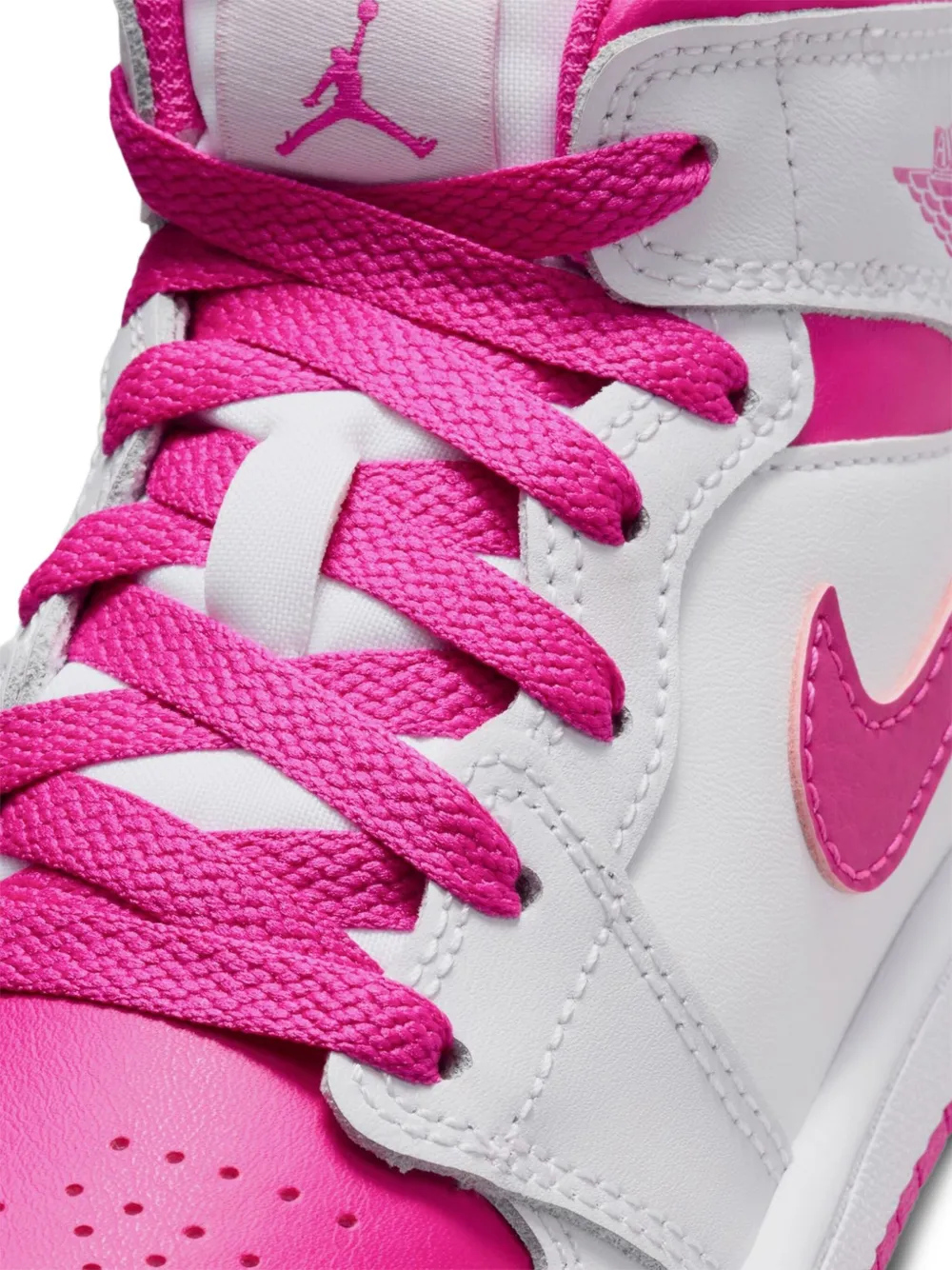 Jordan Kids Jordan 1 Mid sneakers - Wit