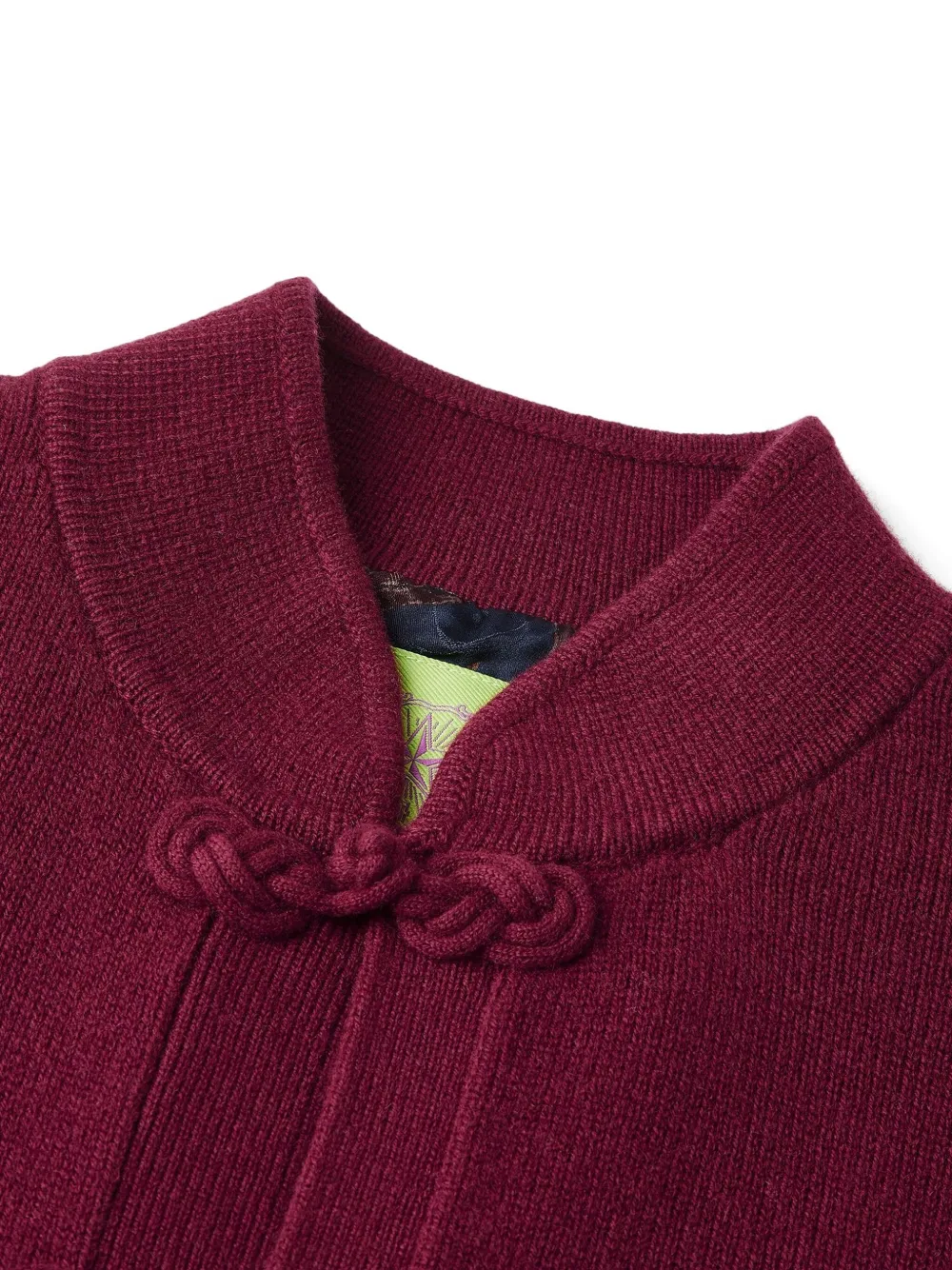 Shanghai Tang Knot Button Tang Cardigan | Red | FARFETCH BH
