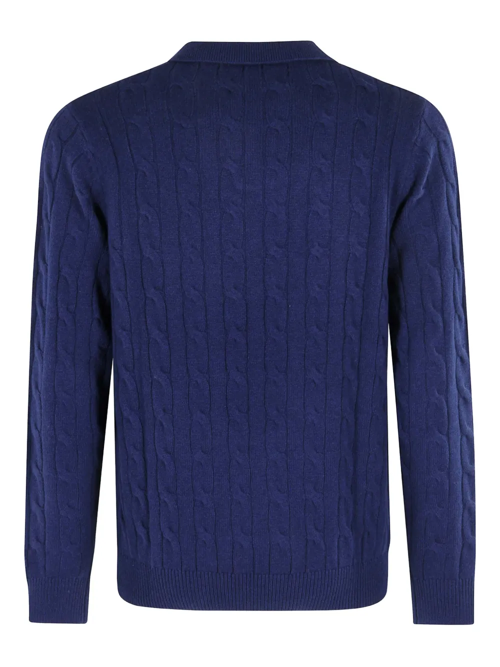 MC2 Saint Barth Downing braided sweater - Blauw
