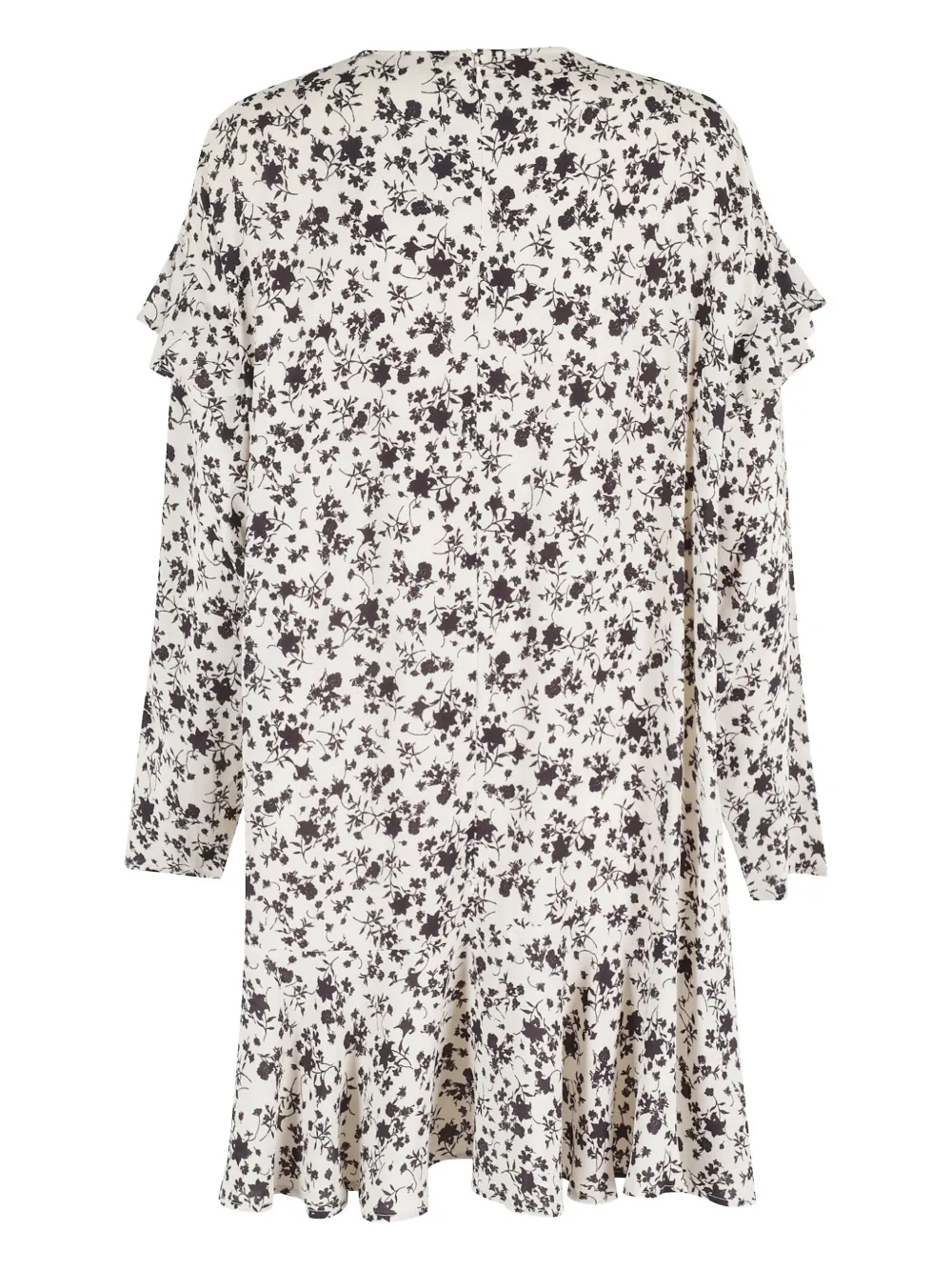 Essentiel Antwerp ruffled mini dress - Wit