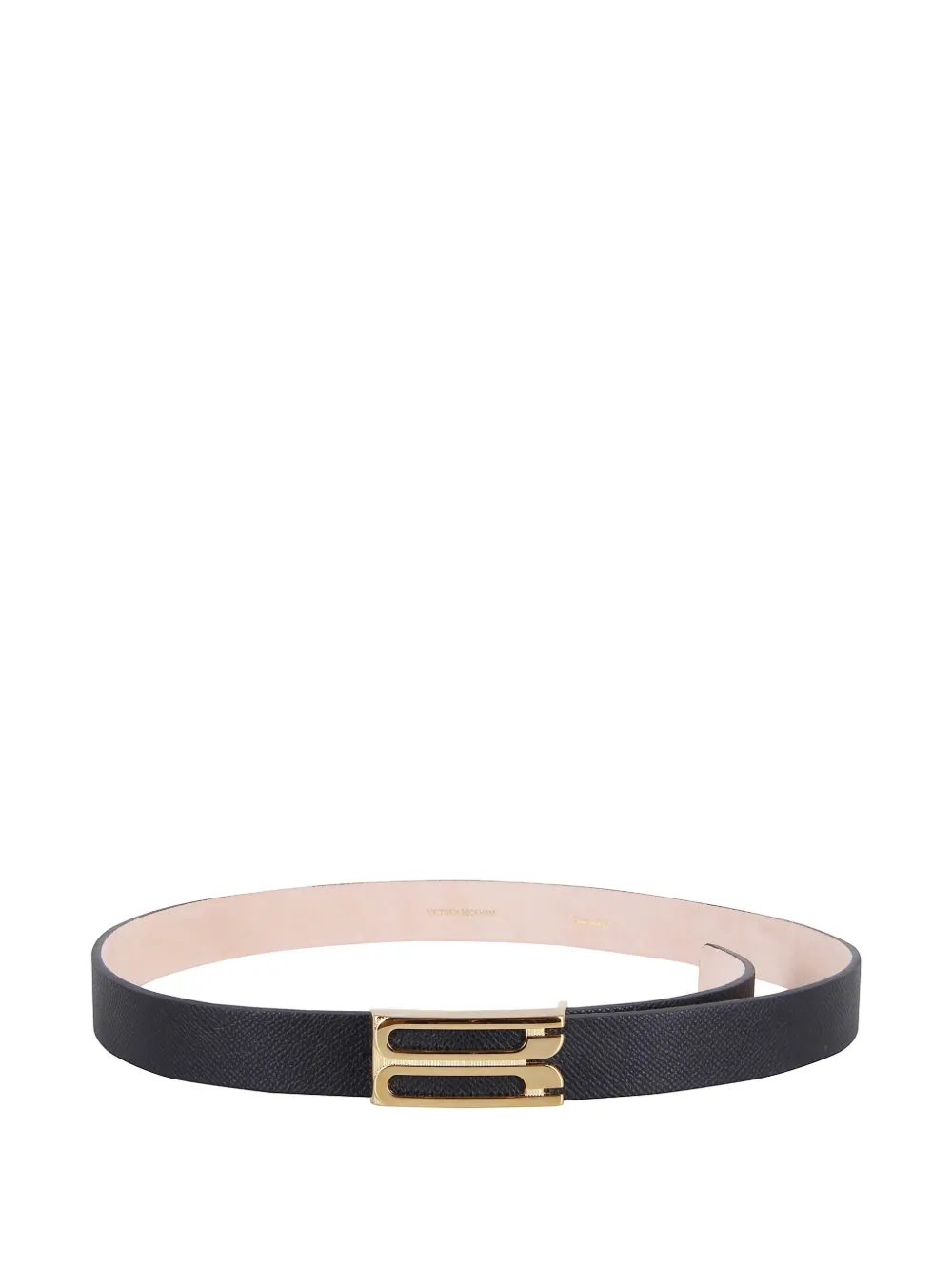 Victoria Beckham buckle leather belt - Zwart