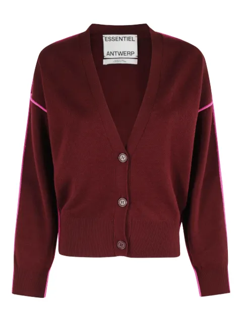 Essentiel Antwerp contrast-trim cardigan