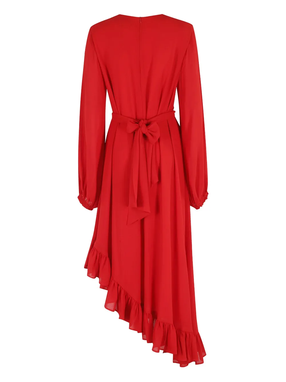 Essentiel Antwerp Maxi-jurk met ruches - Rood
