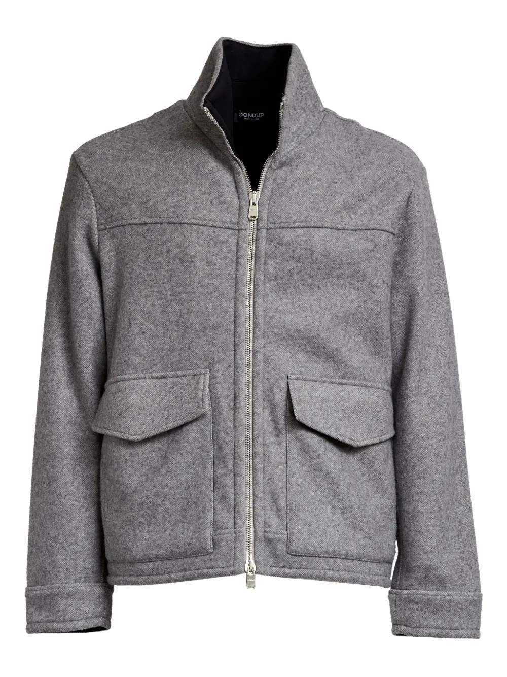 DONDUP chamarra con bolsillos y solapa | gris | Image 1