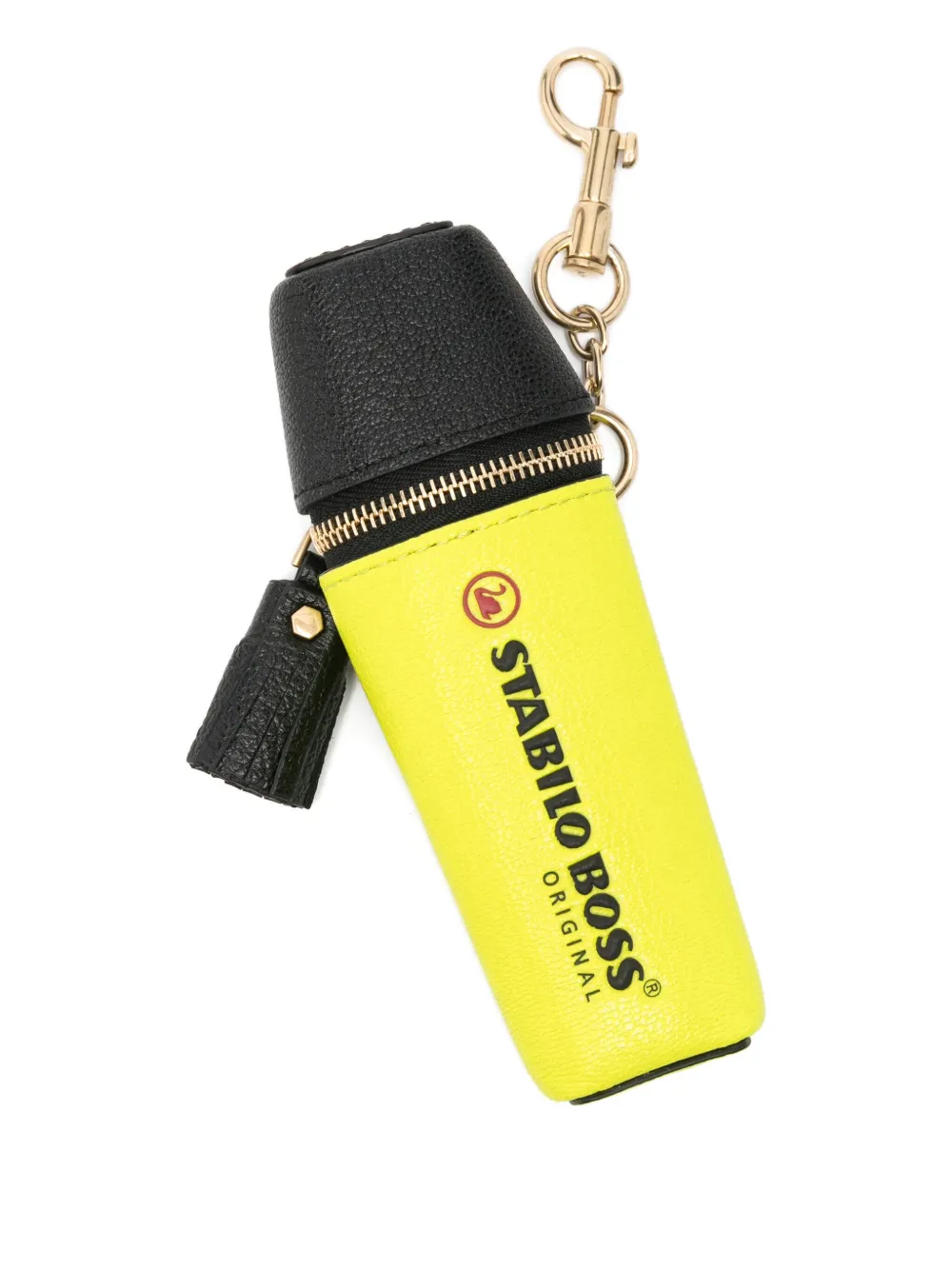 Anya Hindmarch Tassel-detail Keyring In Yellow