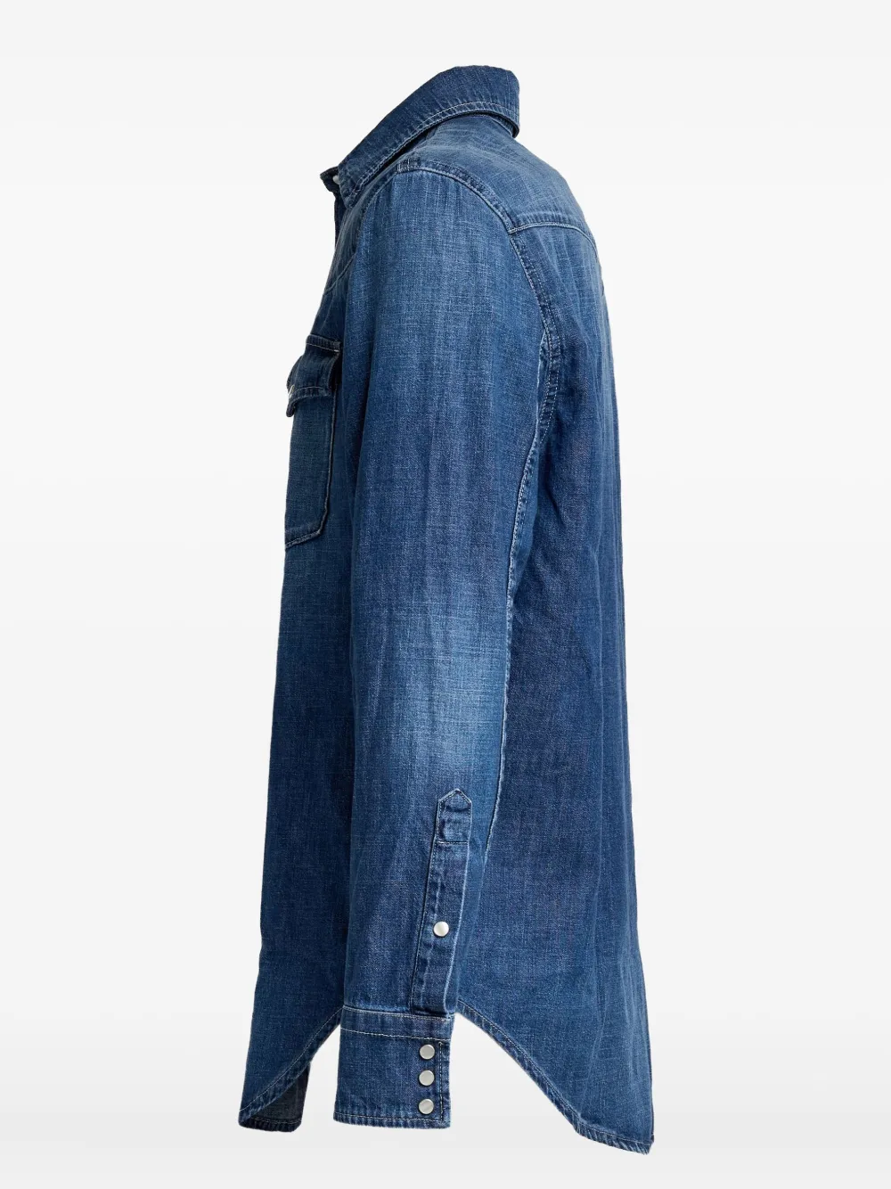 DONDUP western denim shirt - Blauw