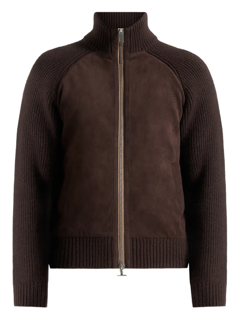 Manière De Voir Rami panelled jacket - Brown