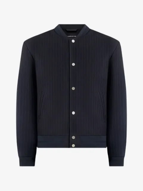 Manière De Voir Savin pinstripe bomber jacket