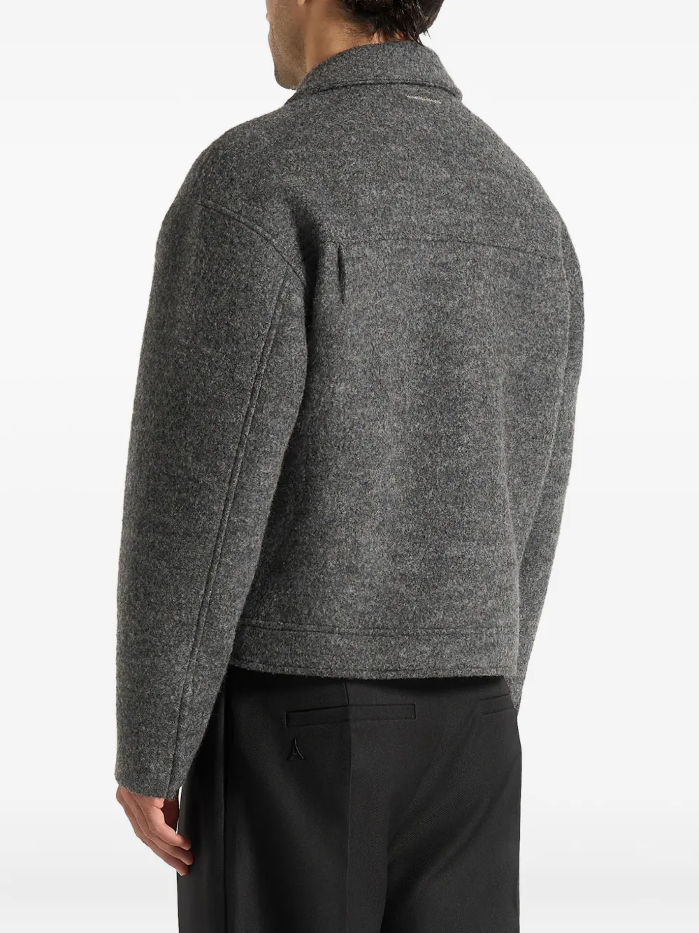 Manière De Voir Aurel wollen jas Grijs
