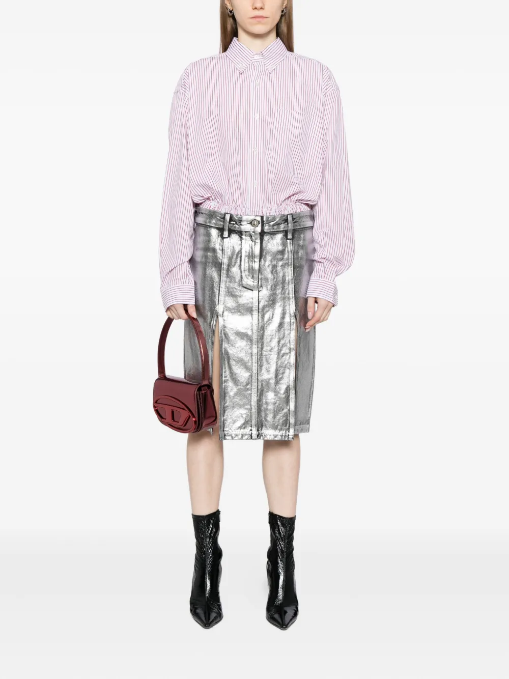 Vaquera Gestreept blouse - Wit