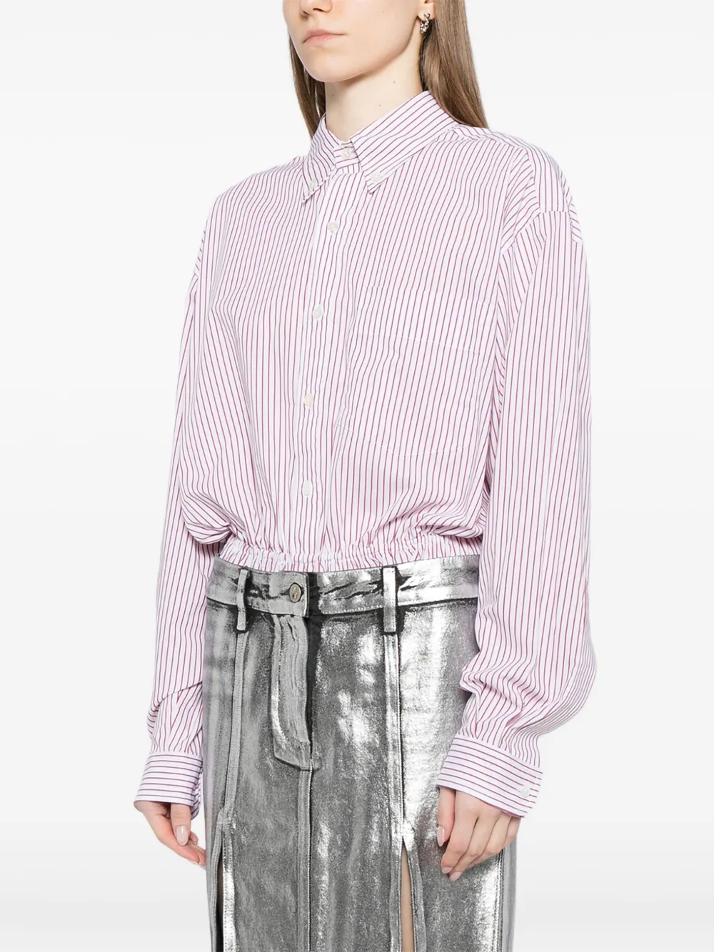 Vaquera Gestreept blouse Rood