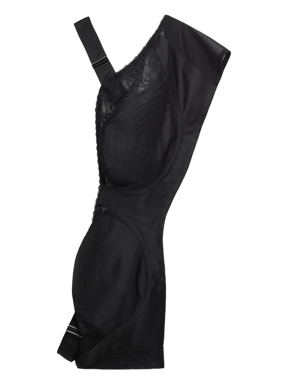 Vaquera Reggiseno con dettagli in pizzo - Nero