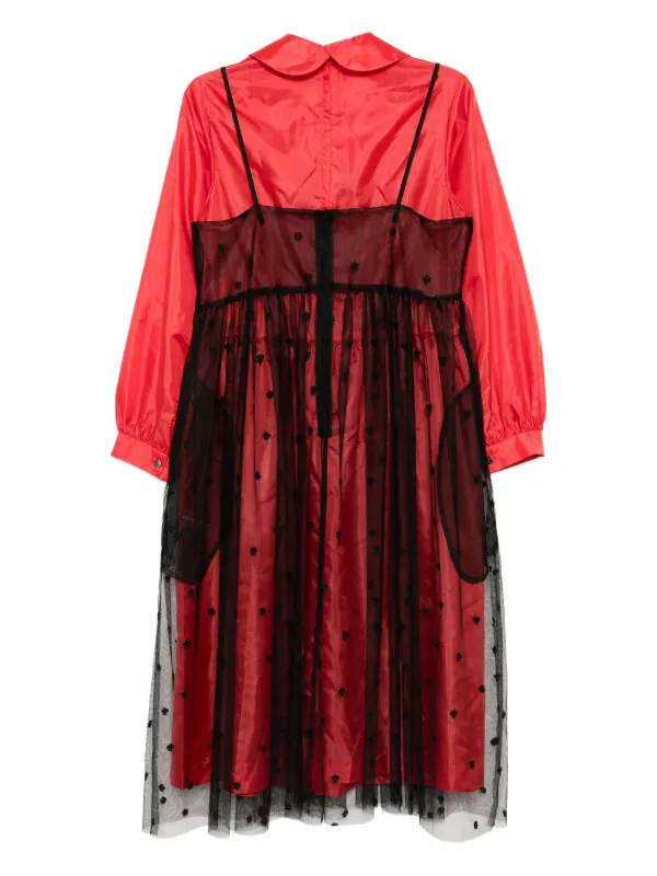 Comme Des Garons Girl double-layered Dress | Red | FARFETCH Comme Des Garons Girl double-layered Dress | Red | FARFETCH