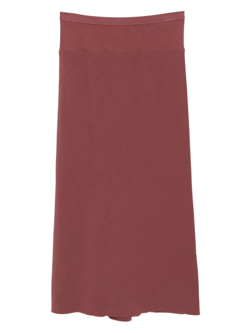 Rick Owens jupe Bias | rouge | Image 1