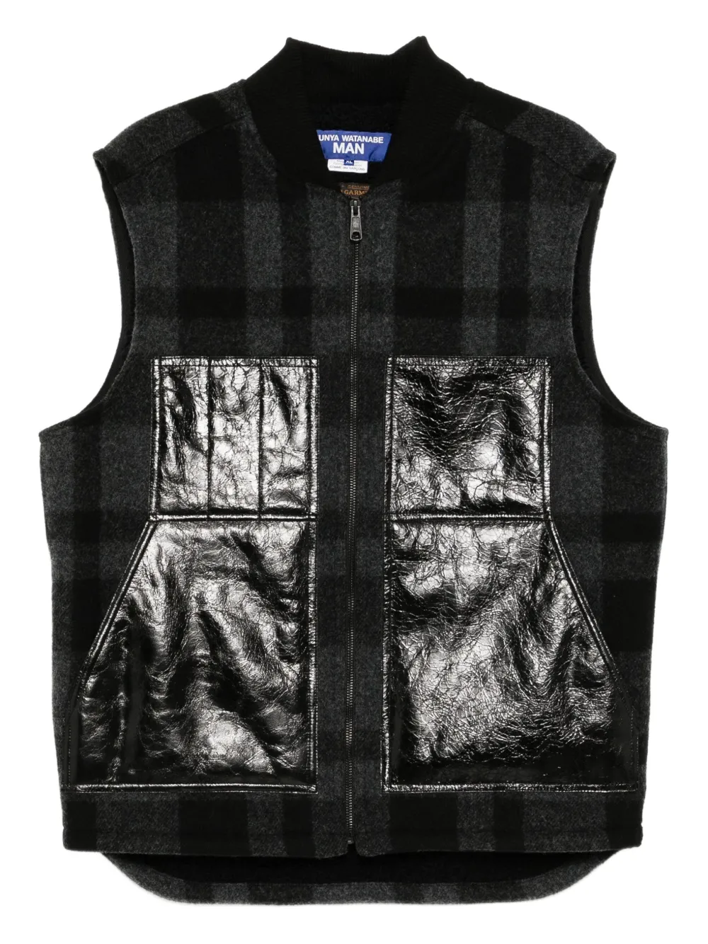 Junya Watanabe MAN plaid vest | Grey | Image 1